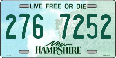 NH license plate 2767252