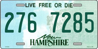 NH license plate 2767285
