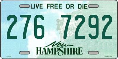 NH license plate 2767292