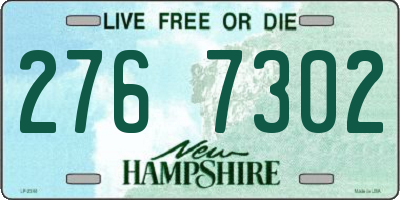 NH license plate 2767302