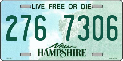 NH license plate 2767306