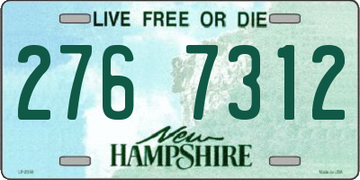 NH license plate 2767312