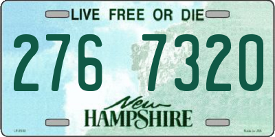 NH license plate 2767320