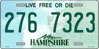 NH license plate 2767323