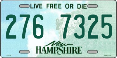 NH license plate 2767325