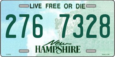 NH license plate 2767328