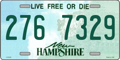 NH license plate 2767329