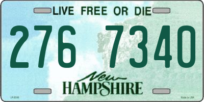 NH license plate 2767340