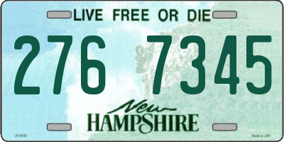 NH license plate 2767345