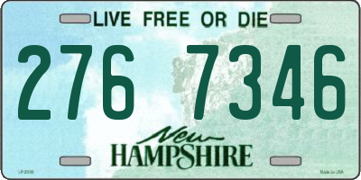 NH license plate 2767346