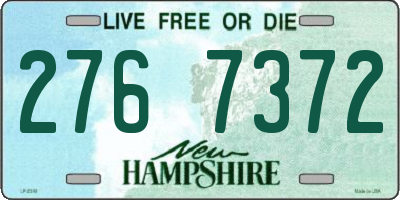 NH license plate 2767372