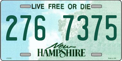 NH license plate 2767375