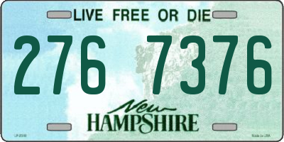 NH license plate 2767376