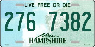 NH license plate 2767382