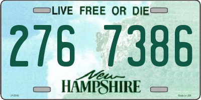 NH license plate 2767386