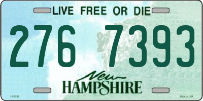 NH license plate 2767393