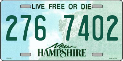 NH license plate 2767402