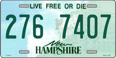 NH license plate 2767407
