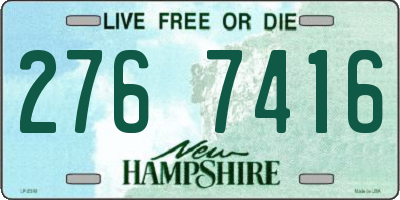 NH license plate 2767416