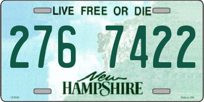 NH license plate 2767422