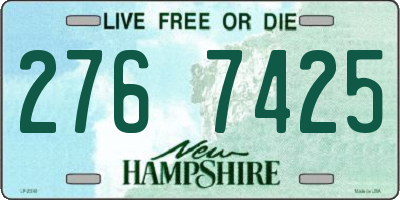 NH license plate 2767425