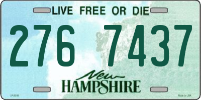NH license plate 2767437