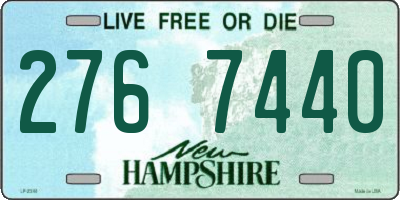 NH license plate 2767440
