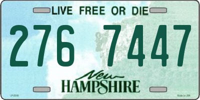 NH license plate 2767447