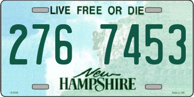 NH license plate 2767453