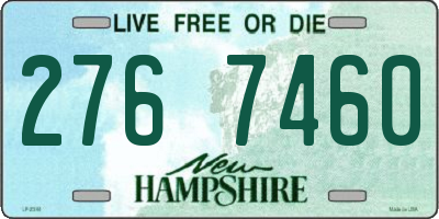 NH license plate 2767460