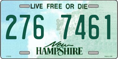 NH license plate 2767461