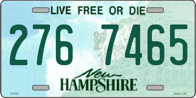 NH license plate 2767465