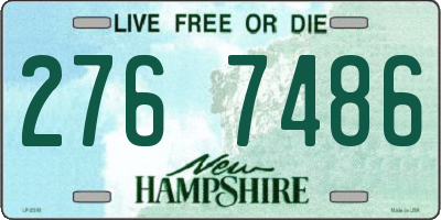 NH license plate 2767486