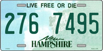 NH license plate 2767495