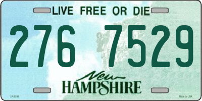NH license plate 2767529