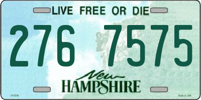 NH license plate 2767575