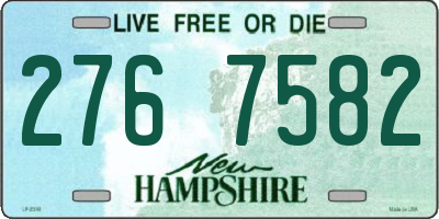 NH license plate 2767582