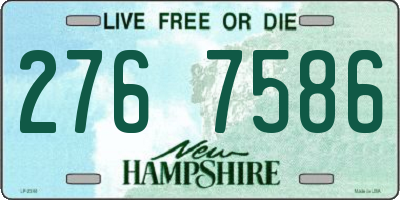 NH license plate 2767586