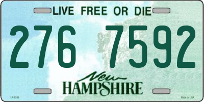 NH license plate 2767592
