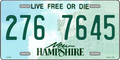 NH license plate 2767645