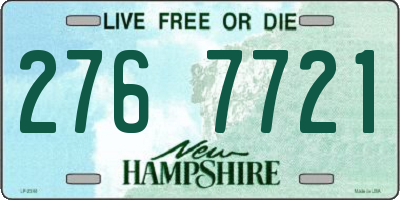 NH license plate 2767721