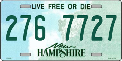 NH license plate 2767727