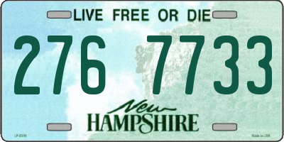 NH license plate 2767733
