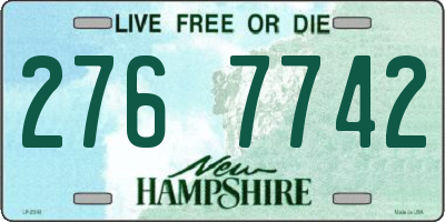 NH license plate 2767742