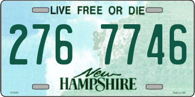 NH license plate 2767746