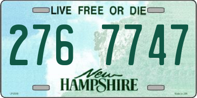 NH license plate 2767747