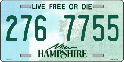 NH license plate 2767755