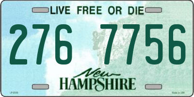NH license plate 2767756