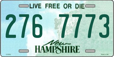NH license plate 2767773