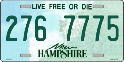 NH license plate 2767775